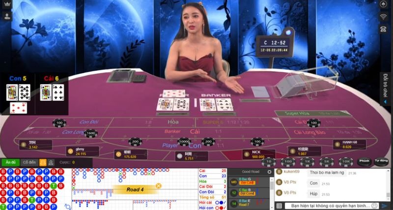 Gấp thếp là thế đánh Baccarat quen thuộc nhất