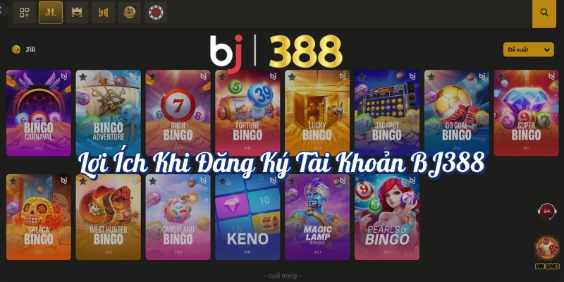 Nhiều lợi ích hấp dẫn bet thủ nhận tại BJ388