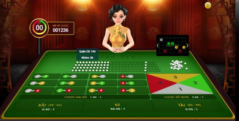 Quy tắc chơi Fantan cơ bản