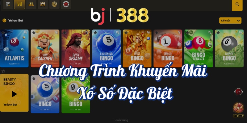 Điểm cuốn hút của sảnh xổ số